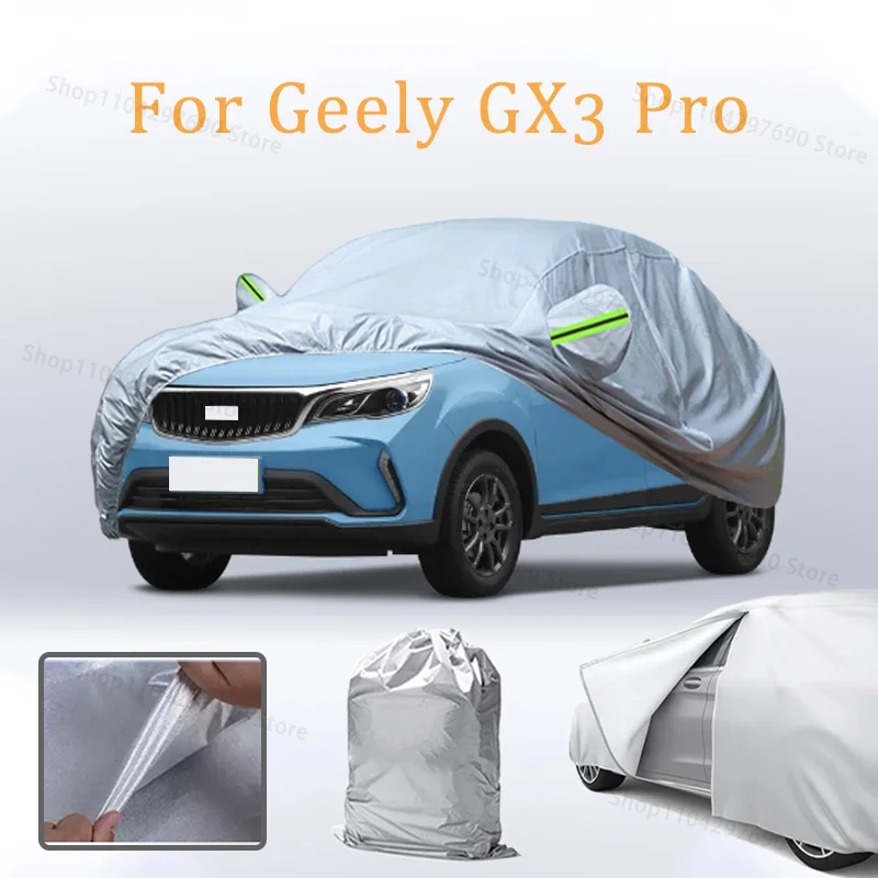 For Geely GX3 Pro Car Cover Car door zipper - Waterproof All Weather - Automobiles Full Exterior Covers - Sun-proof - Outdoor