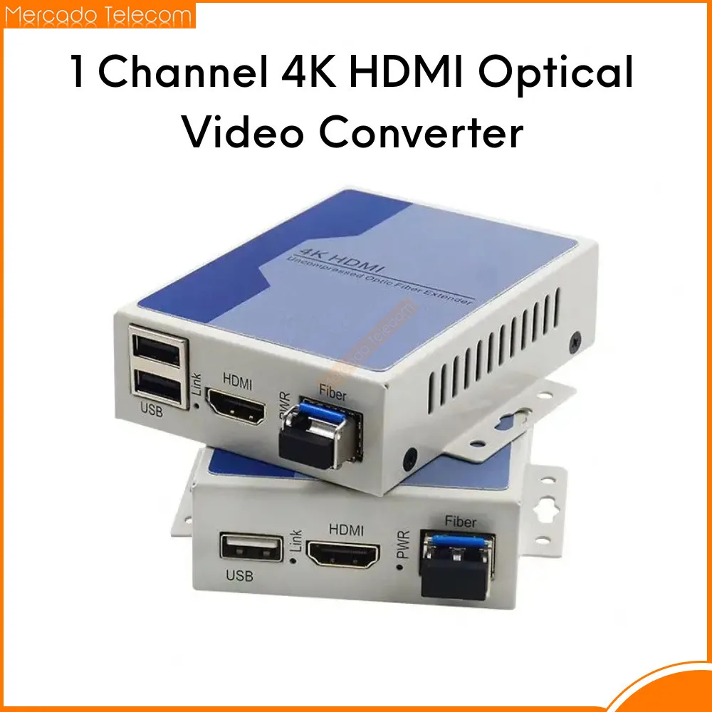 

1pair 4K HDMI high-definition Optical Video Converter 1 Channel HDMI Audio/video Optical Fiber Transceiver