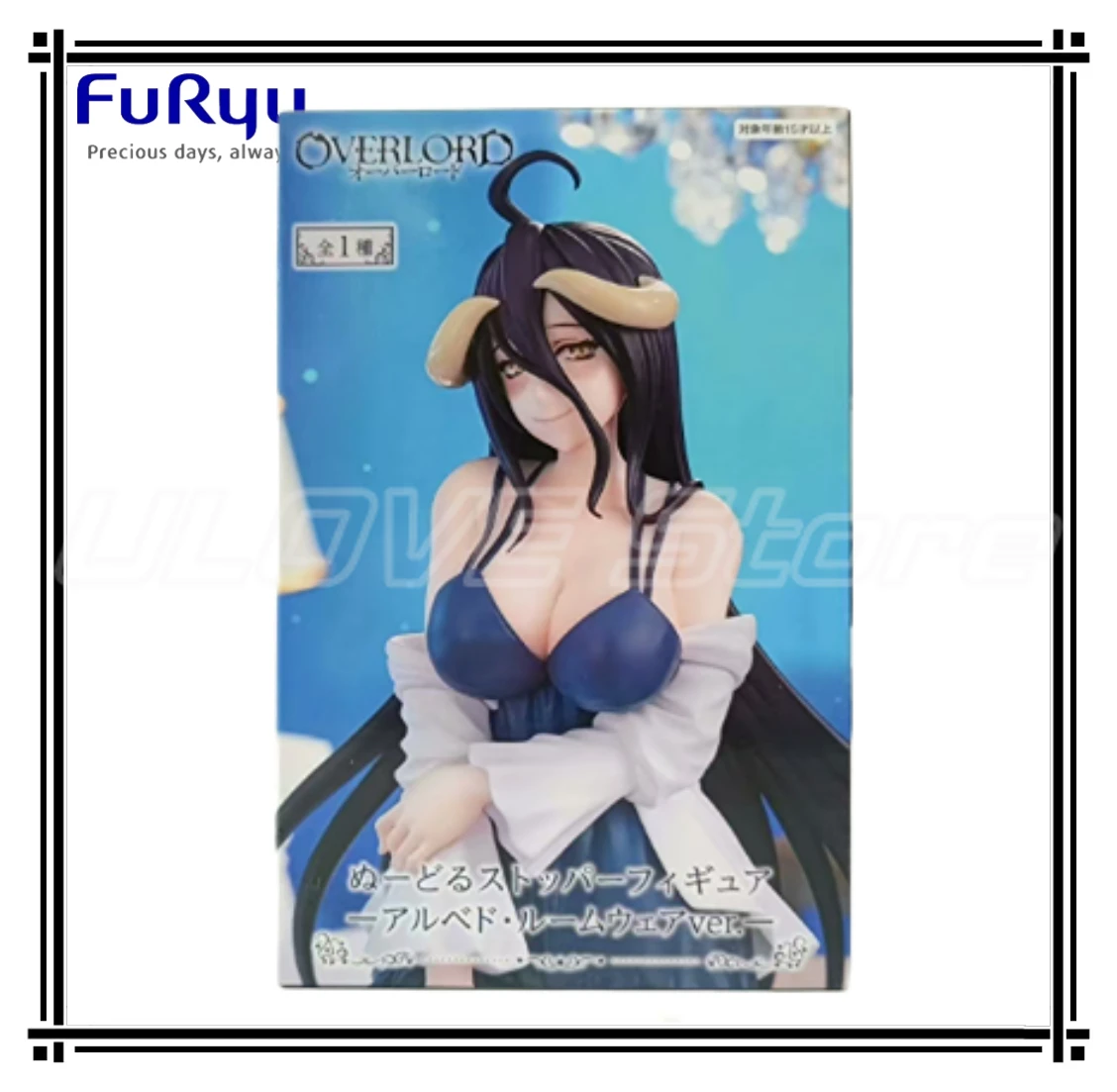 

In Stock Original FuRyu Noodle Stopper OVERLORD Albedo Anime Figure Model Collection Gift Ornaments