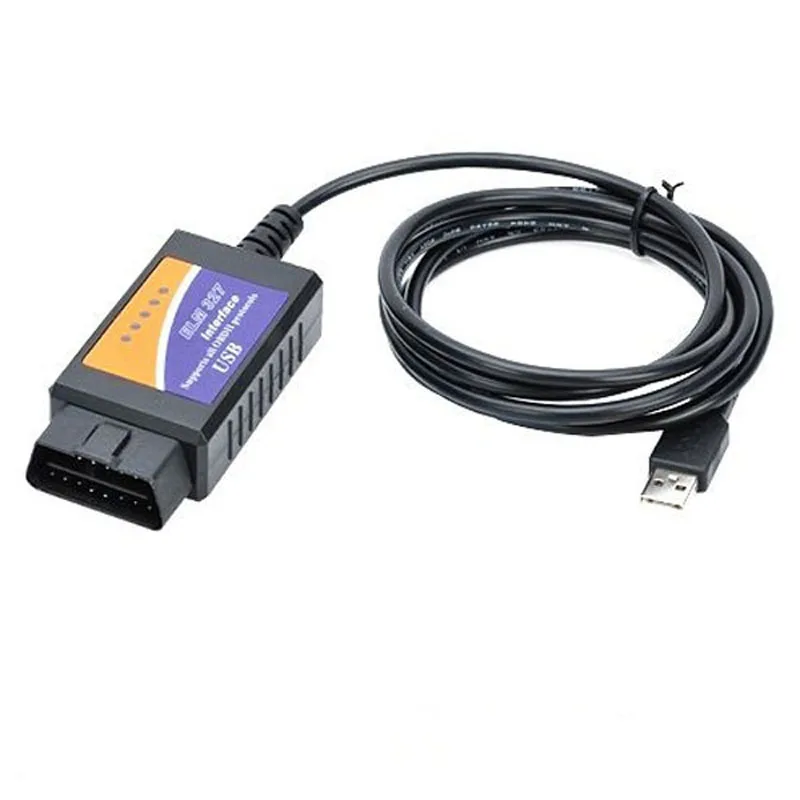 

Автомобильные аксессуары USB ELM327 с чипом 25K80 OBD2 автомобильный кабель обнаружения неисправности USB кабель интерфейса ELM 327