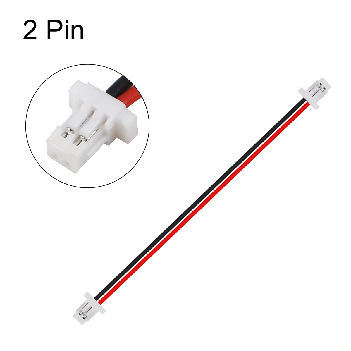 5PCS Mini JST SH 1.0mm passo femmina presa terminale spina connettore filo SH 1mm 2 Pin 10CM 26AWG cavo cavi elettronici