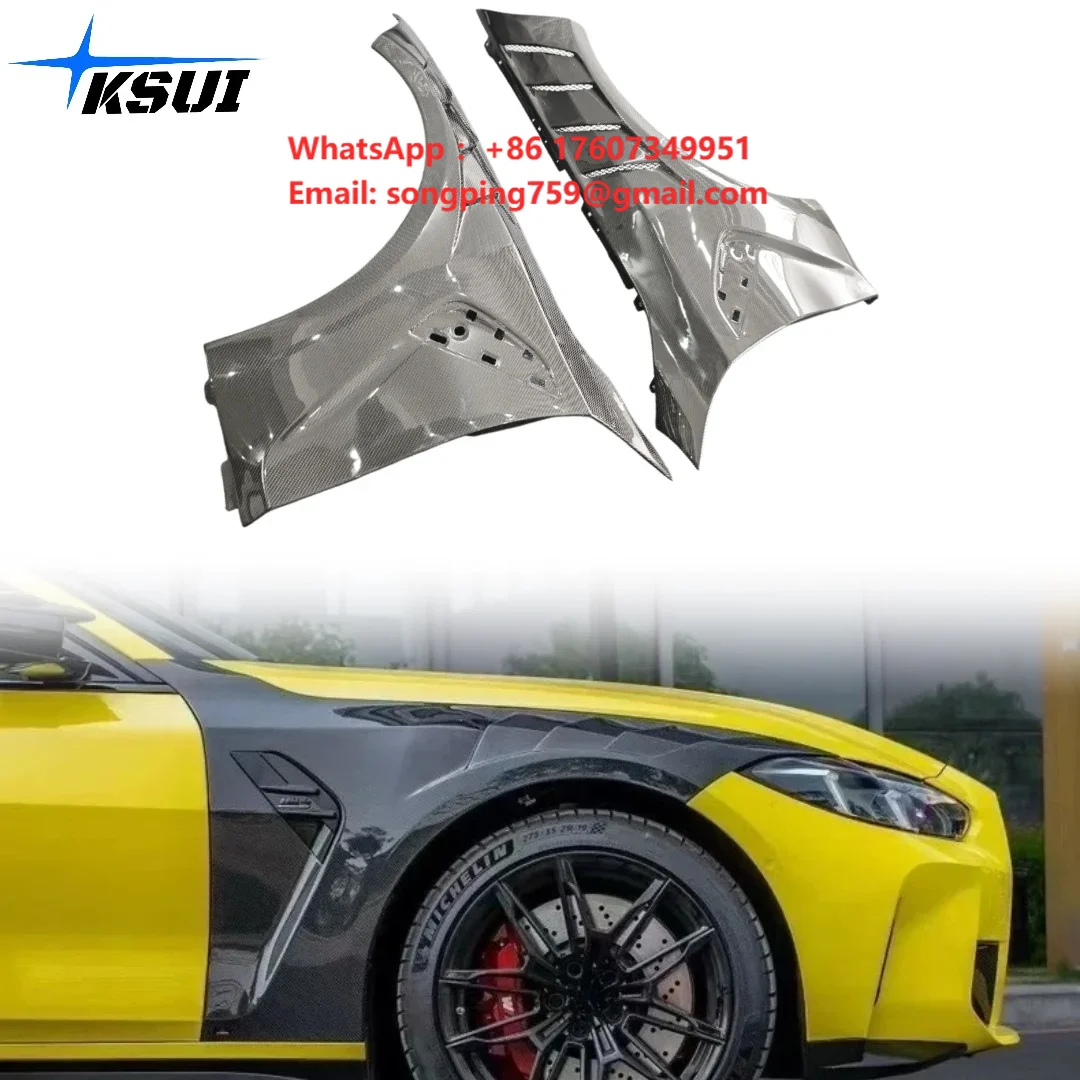 Upgraded Carbon Fiber AE Style Fender for BMW M3 M4 G80 G82 Carbon Fiber Front Side Fender Body Kit