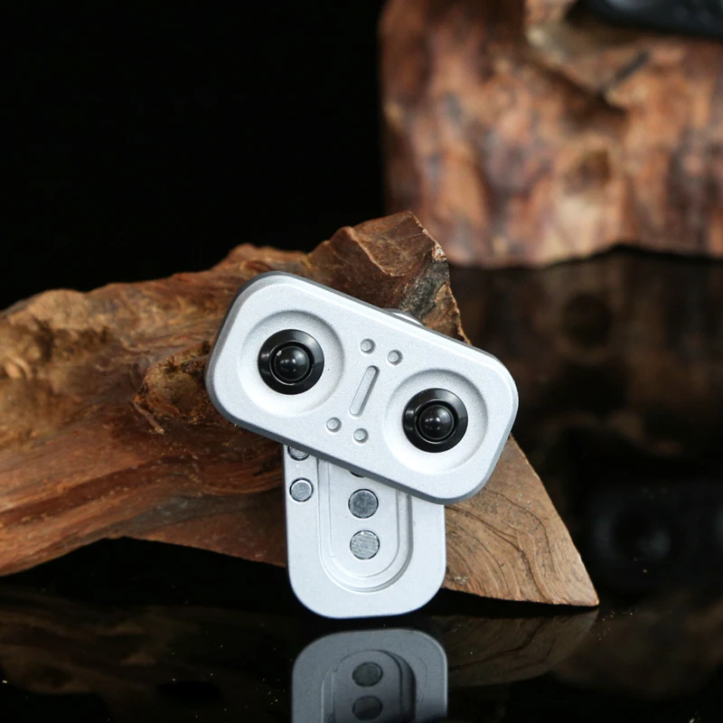 Neueste Eule Fidget Spinner Fidget Magnetische Push Slider Hand Spinner Metall EDC Zappeln Spielzeug Büro Schreibtisch Spielzeug Für Erwachsene Kinder Geschenke