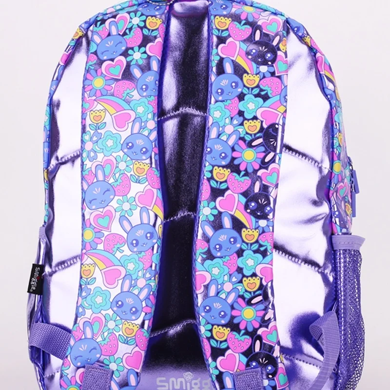 Australian Smilgle Reduces The Burden On Elementary School Shoulders With Large Capacity And Ultra Light Purple Rabbit Backpack