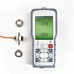 Digital Force Gauge with Load Cell Sensor, Test Force Weight Pressure Push Pull Gauge ,Peak/Track Mode Test g/kg/T/lb/oz/N/KN/Nm