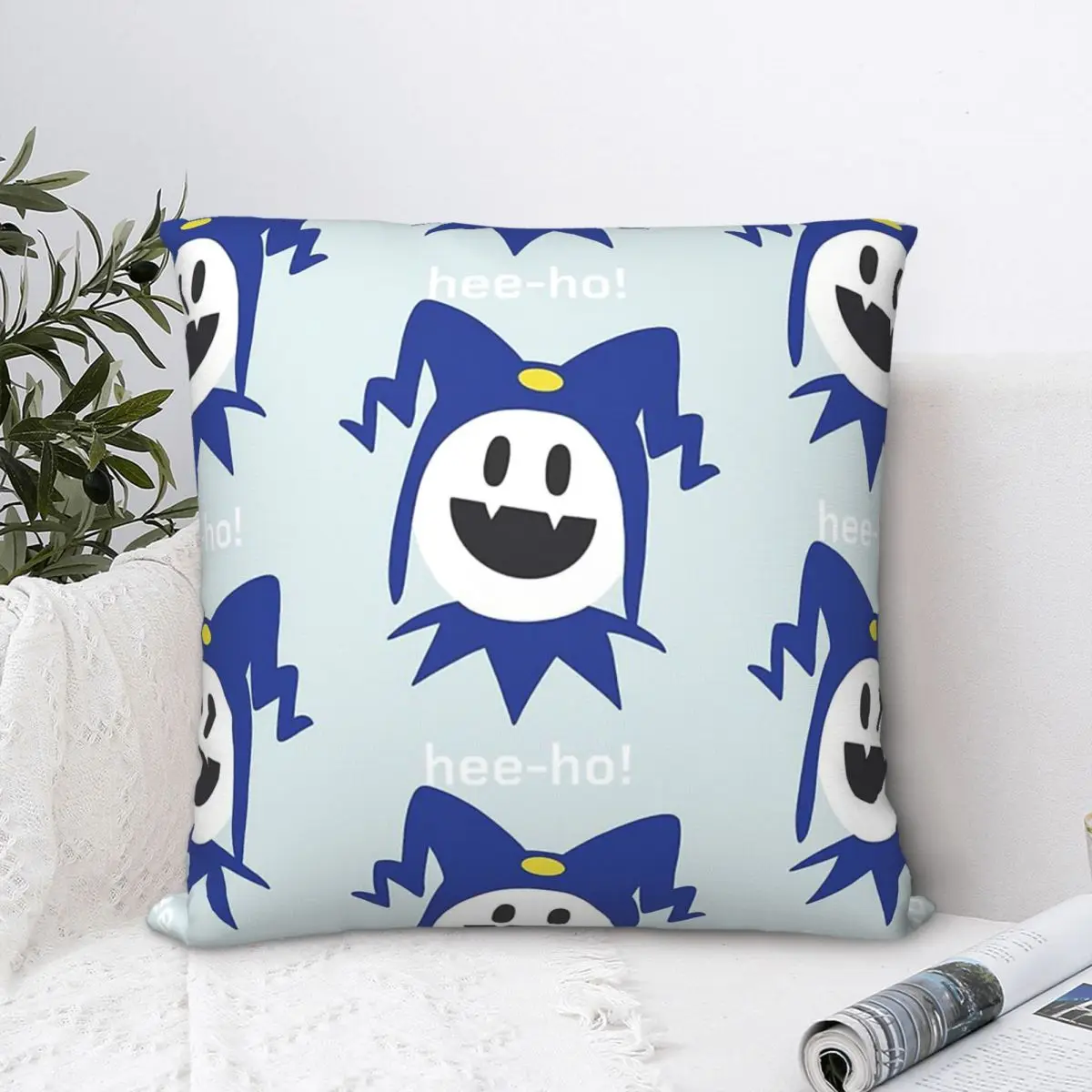 Jack Frost Shin Megami Tensei Throw Pillow Case Persona 5 Morgana Game Short Plus Cushion Covers For Home Decorative Backpack