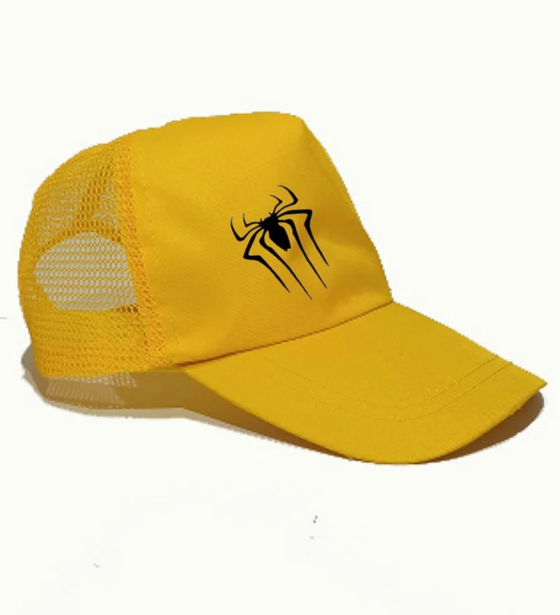 Polyester mesh hat spider running lion logo outdoor leisure sun protection hat breathable fashion temperament hot style