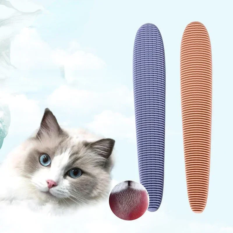 1 Pc Cat Tongue Brush Daily Hair Care Tools Simulation Massage Comb Portable Bristles Stroke Cat Long Short Hair Cat Products