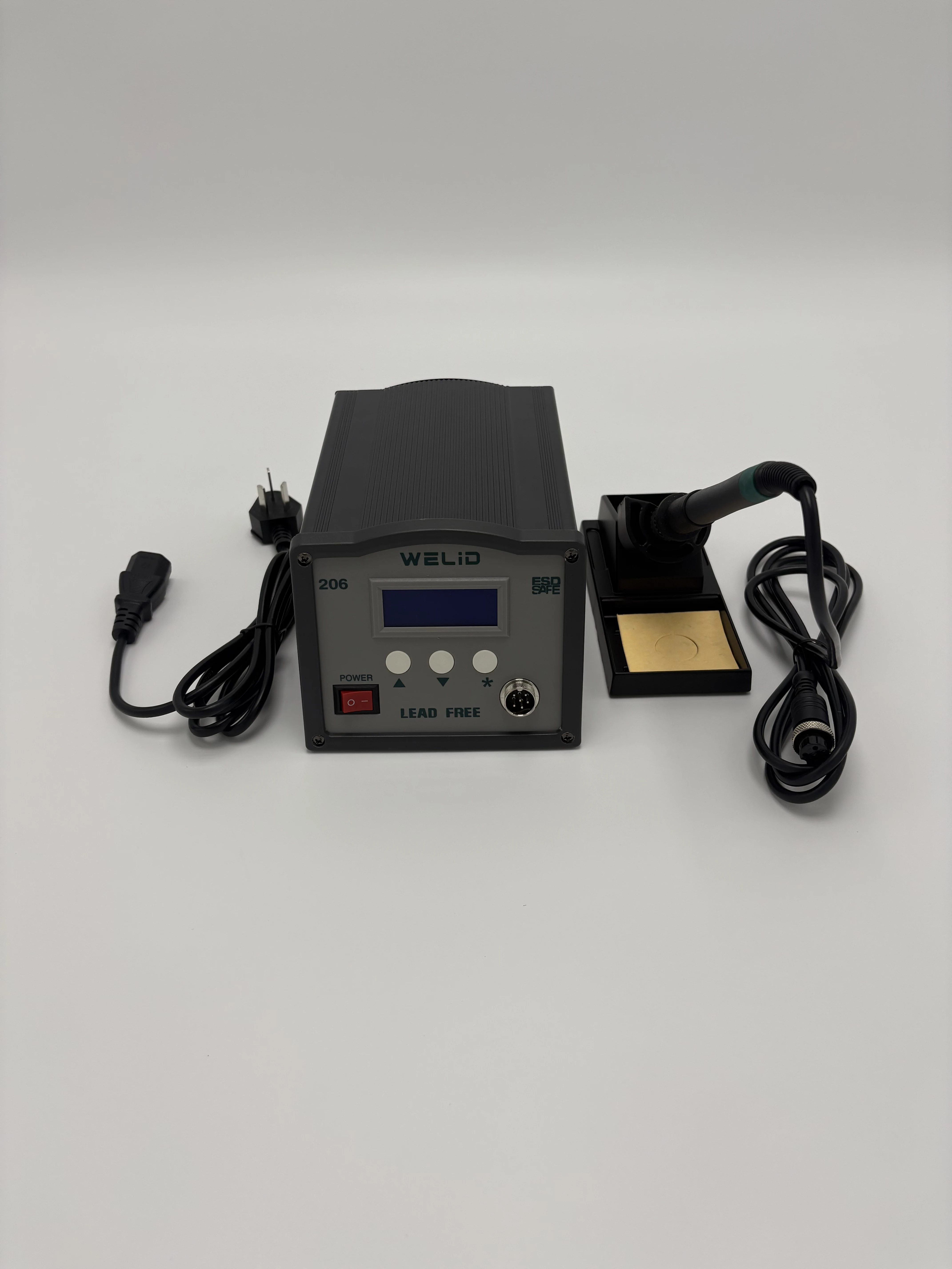 Potente stazione di saldatura elettronica 206 con display LCD a colori da 150 W per rilavorazione