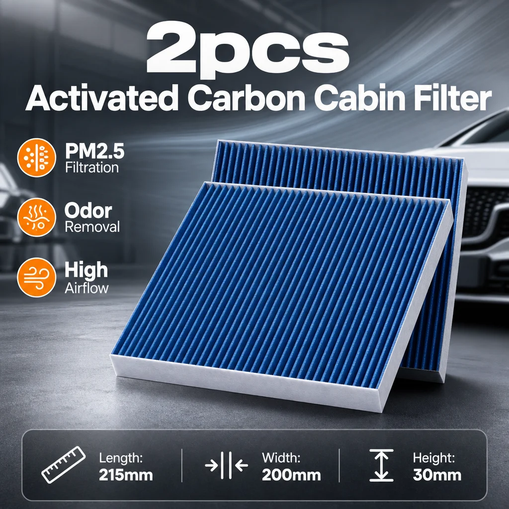 2pcs/ Cabin Air Filter For INFINITI EX25 EX35 FX45 M35 Q50 NISSAN Paladin D23 X-Trail T33 FAW B70 T55 ISUZU D-MAX 27274-4M400