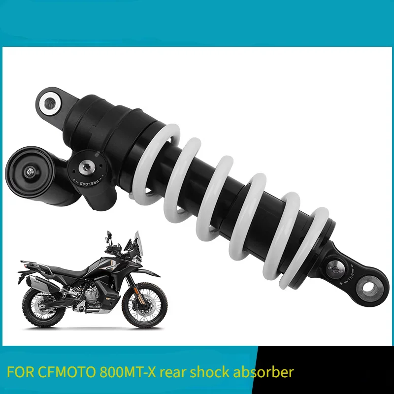 For CFMOTO 800MT-X Rear Shock Absorber Monoshock 20-Stage Preload Amortiguador Moto Accesorios Moto