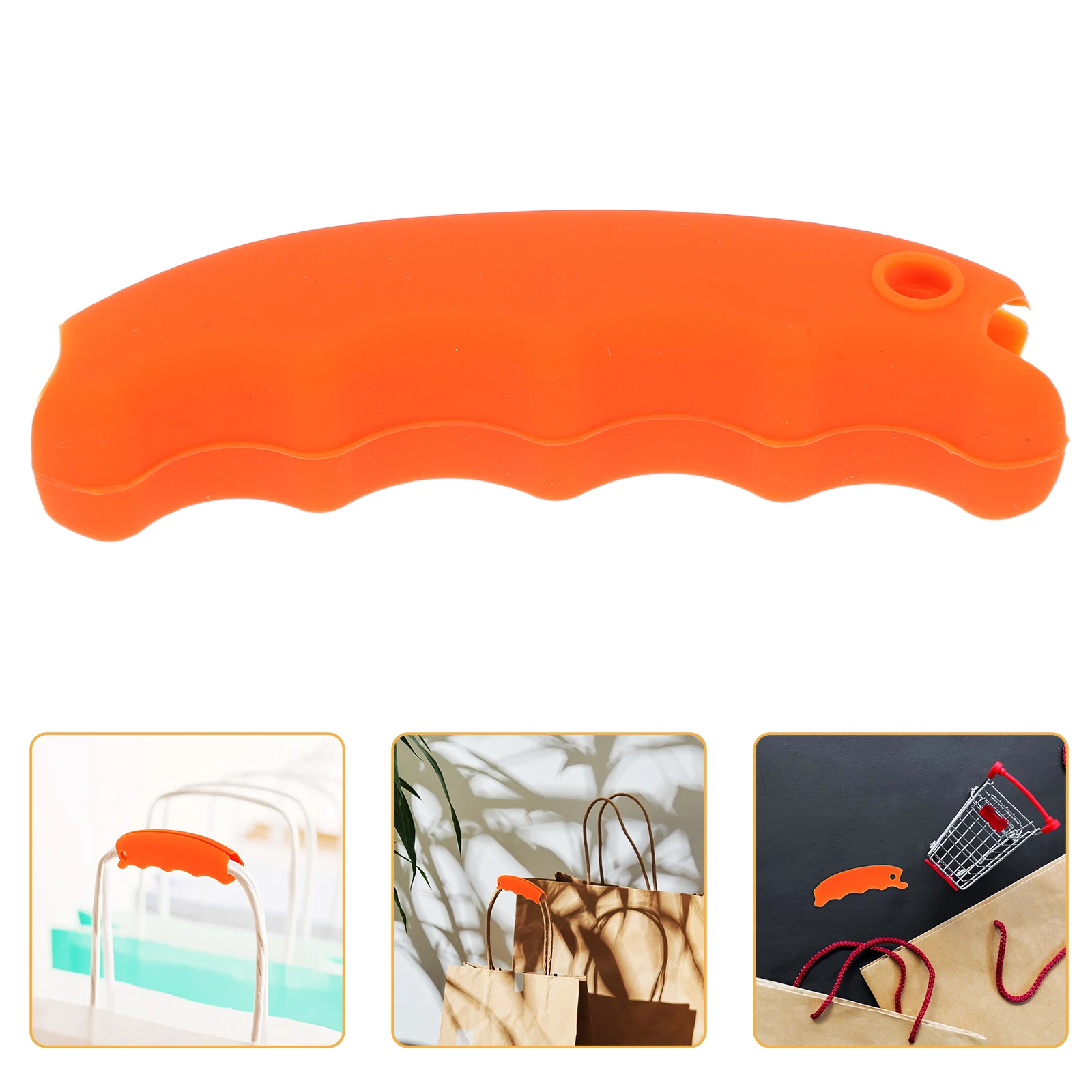 

Silicone Shopping Bag Holder Tote Grocery Grips Safe Material Ergonomic Design Comfortable Easy Carrying