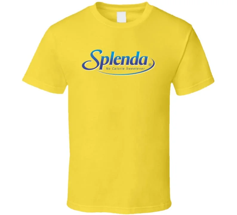 Splenda Sweetener Funny Sugar Halloween T Shirt Adult Regular Fit O-Necked Tees Cotton Men's Printed Tops