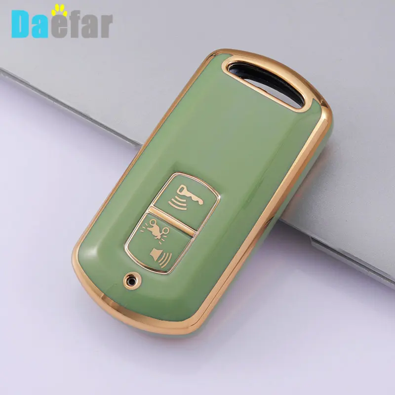 Funda de TPU con 2 botones para mando a distancia de coche, Protector de llave para Honda PCX 150 VARIO SH125 Super Cub C125, Scooter