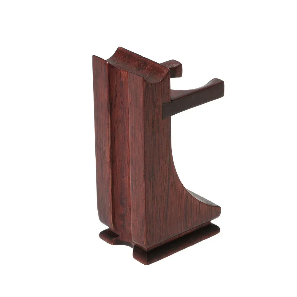 High-grade Rosewood Shaving Brush Razor Holder Stand Safely Non-slip Shaving Holder Organizer Male Barber Shaving Tool