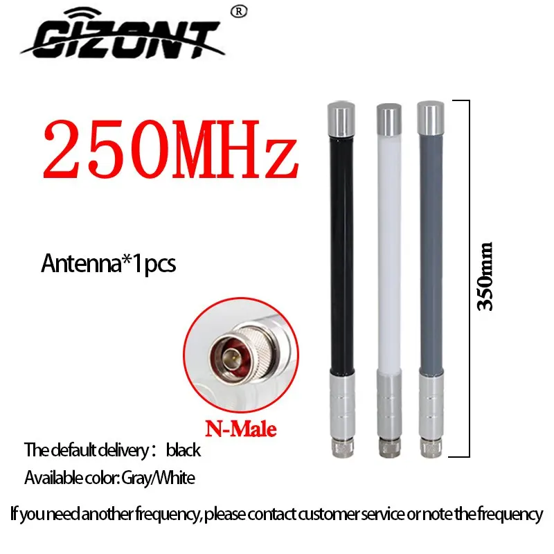 450MHz 250MHz 350MHz Fiberglas-Antenne Omni Hochverstärkte Outdoor Wasserdichte Langstrecken-Antenne N-Stecker Unterstützt Anpassung – Detail 2