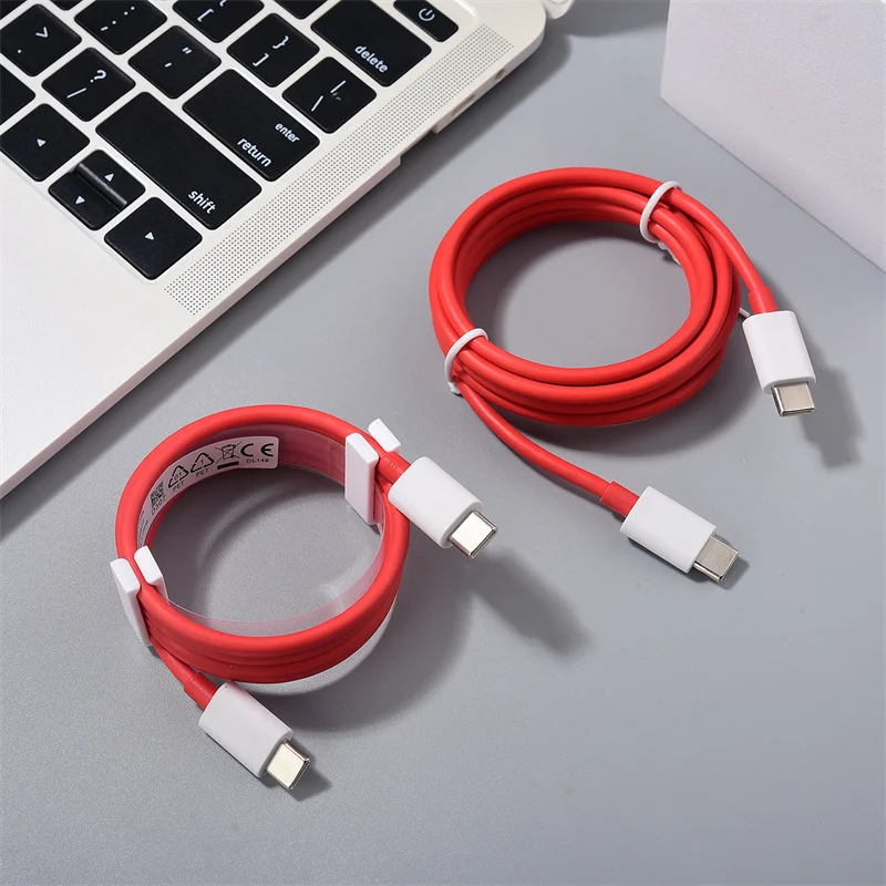 PD3.0 65W 80W Fast Charger Cable 1/2/3 M For Oneplus 13 12 11 T Pro USB C To Type C Cord Super VOOC/Warp Quick Charge Phone Wire