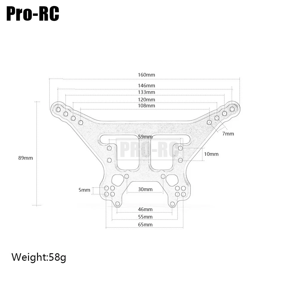 1Set Aluminium Alloy Front & Rear Shock Tower #AR330220 #AR330222 Upgrade for RC Car Arrma 1/8 KRATON OUTCAST NOTORIOUS 6S V5