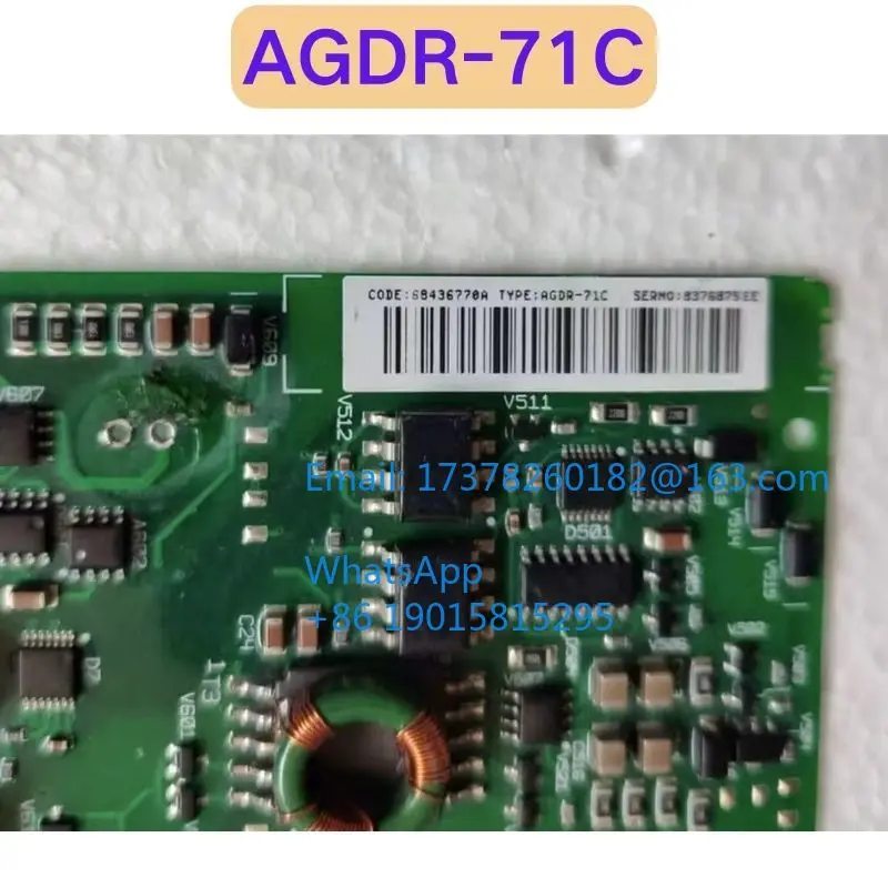 Teste de função da placa de driver AGDR-71C usado OK