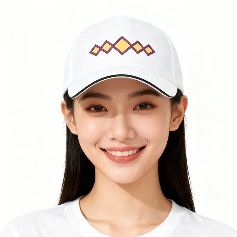 Anime Umamusume Cenicienta gris Oguri hombres mujeres verano otoño gorra de béisbol Cosplay dibujos animados sombrero de sol blanco Cosplay regalo de cumpleaños