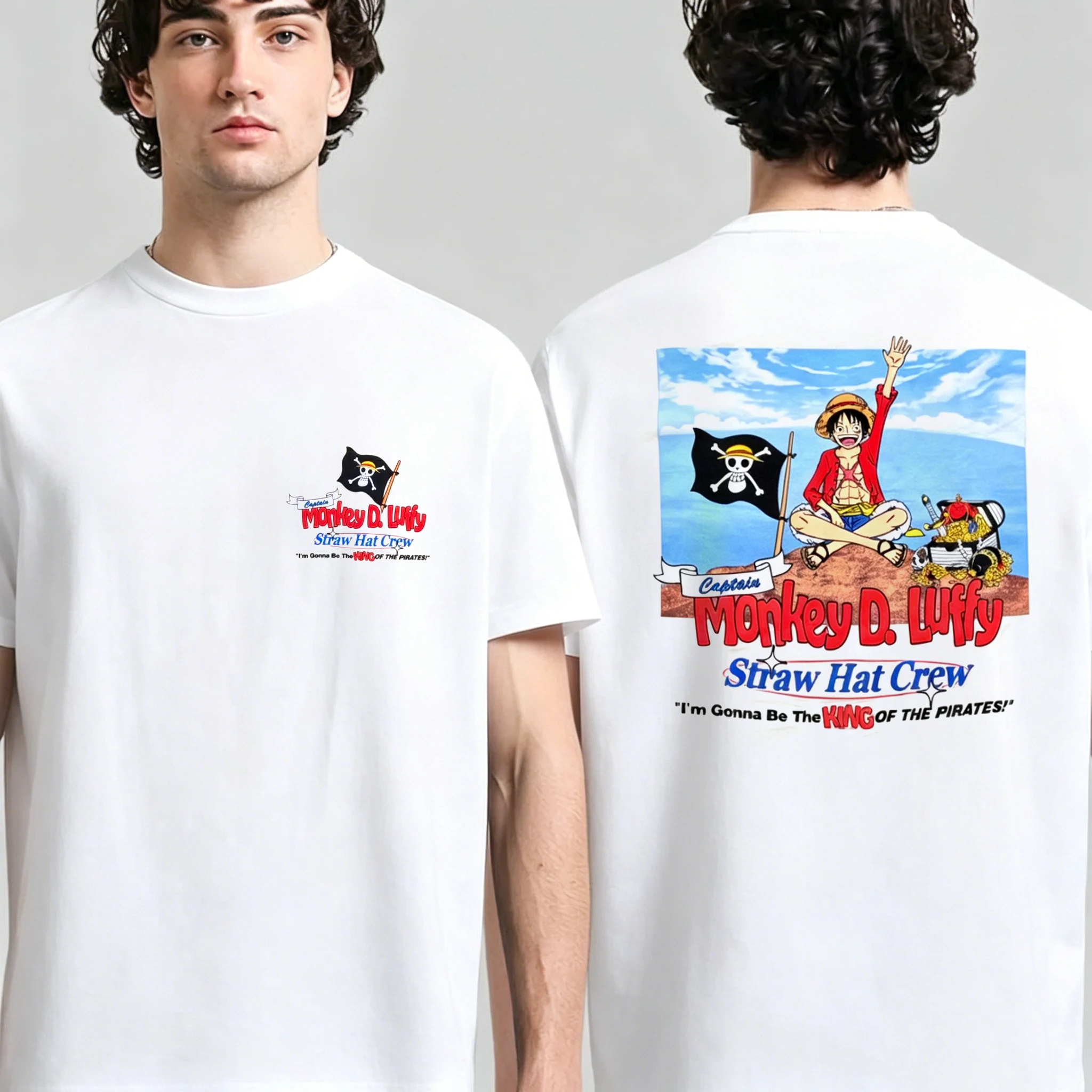One Piece Anime T Shirt Men Women Cotton Short Sleeve Tee Tops 2026 Summer Luffy Zoro Sanji Graphic Print Streetwear Casual Y2k