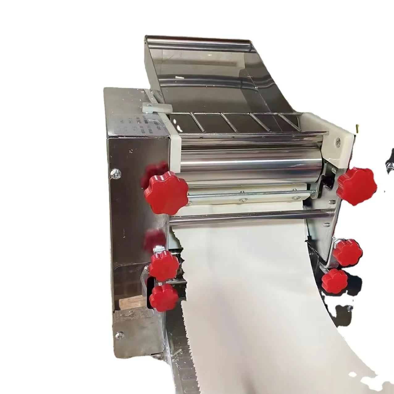 Elektrische Noodle Machine Kneden Deeg Druk Kleine Rvs Commerciële Noodle Rolling Machine