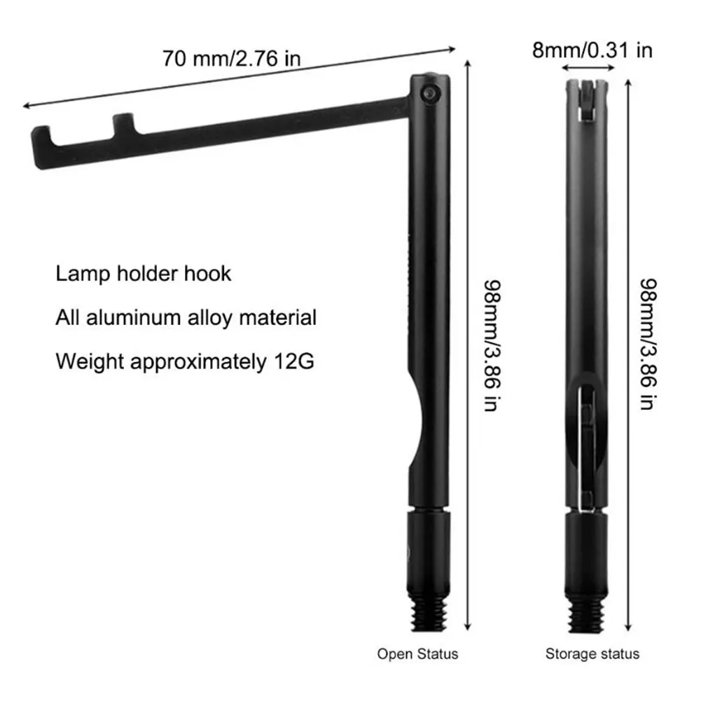 

Портативный складной портативный фонарь для кемпинга, подставка для лампы, подвесной держатель для светильника, палка для кемпинга, пешего туризма, пикника, рыбалки
