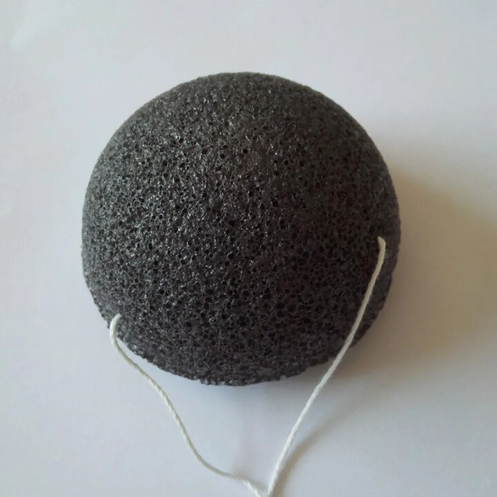 Facial Konjac Sponge Activated Bamboo Soft Exfoliation Remove Makeup Deep Clean Skin Care Porous Wash Sponge