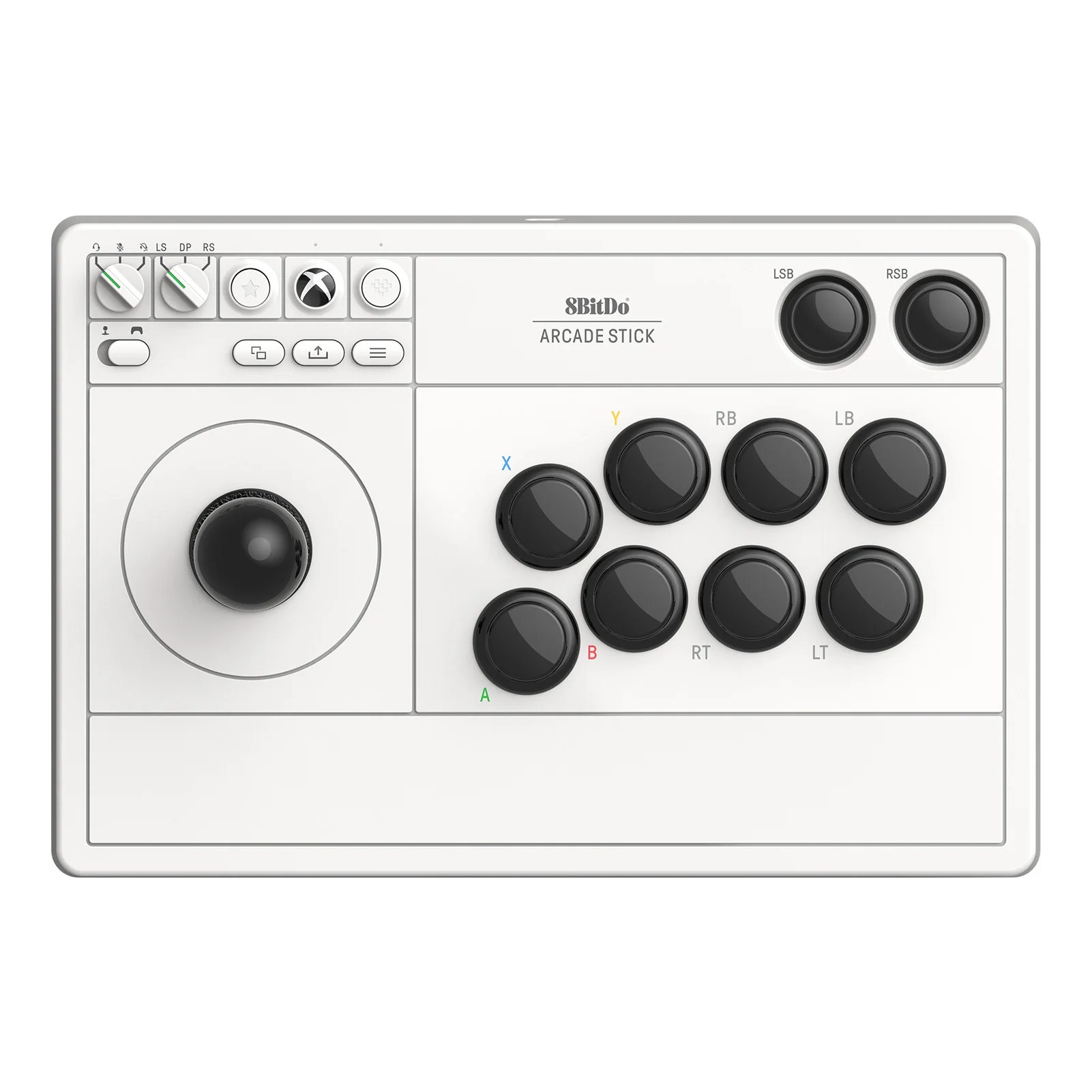 8BitDo Arcade Stick Microsoft Officially Licensed For Xbox Series X/S Xbox One and Win10 Wireless 2.4G/Wired USB-C Arcade Stick