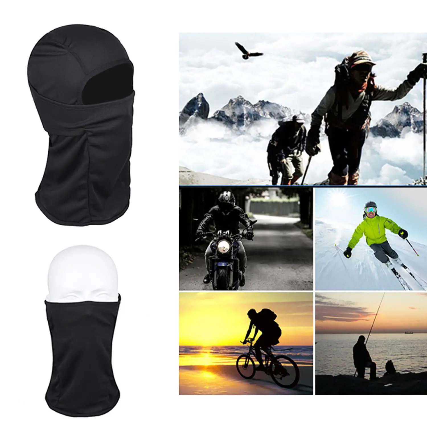 

Outdoor Cycling Riding Scarf Motorcycle Men Women Neck Cover Sports Ski Mask Bandana Headwear Windbreak Air-permeable Mask