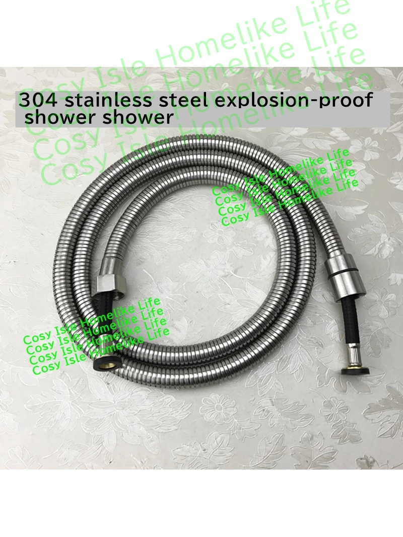 

1,5 м напорный шланг из нержавеющей стали 1,2 м гибкая оплетка из EPDM взрывозащищенная шланг 1/2 "шланг для душа для биде аксессуар для ванной комнаты