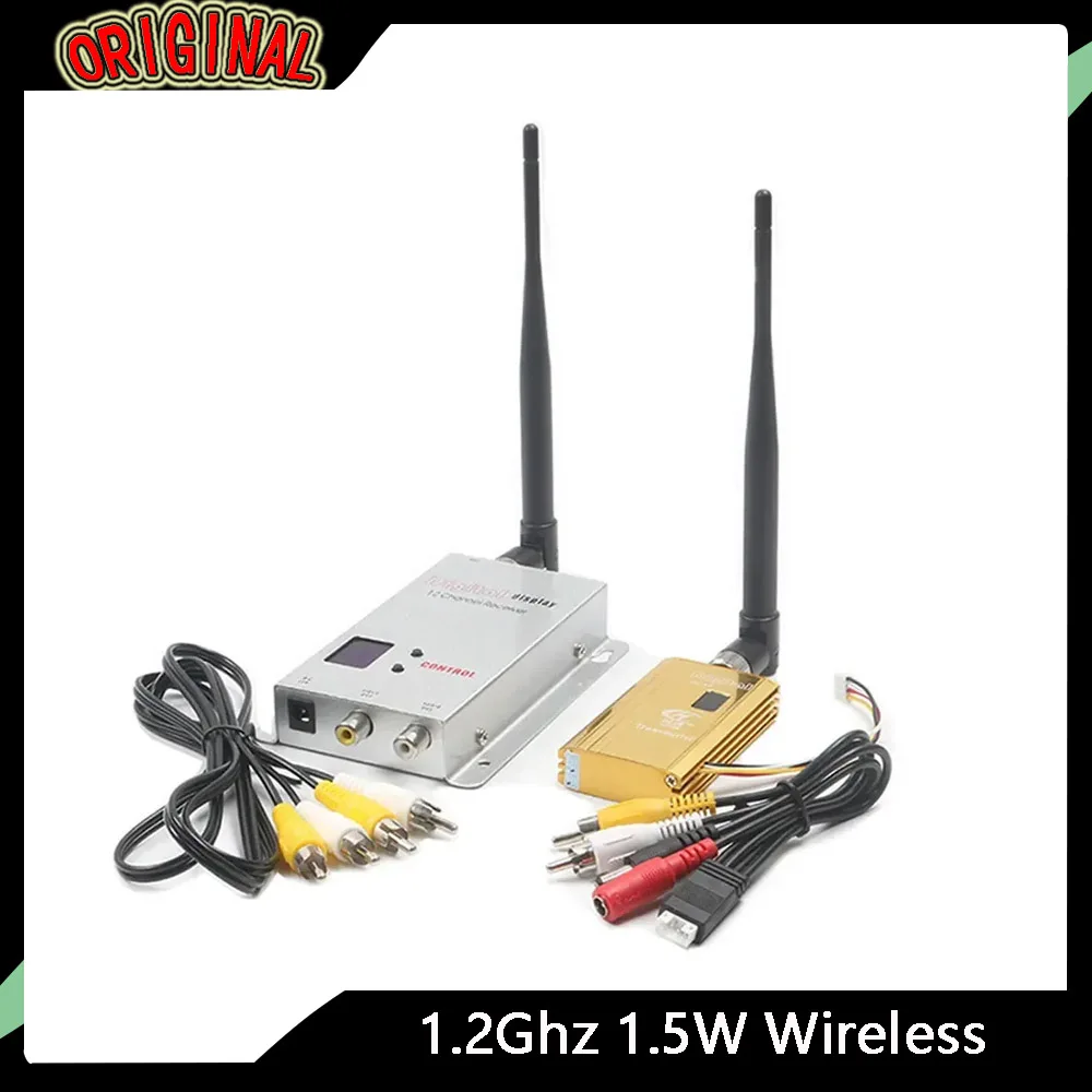 

Беспроводной AV-трансивер FPV 1,2 ГГц, 1,5 Вт (1500 мВт), 8 каналов TX, 12 каналов RX, цифровой дисплей, 12 В постоянного тока (для дрона)