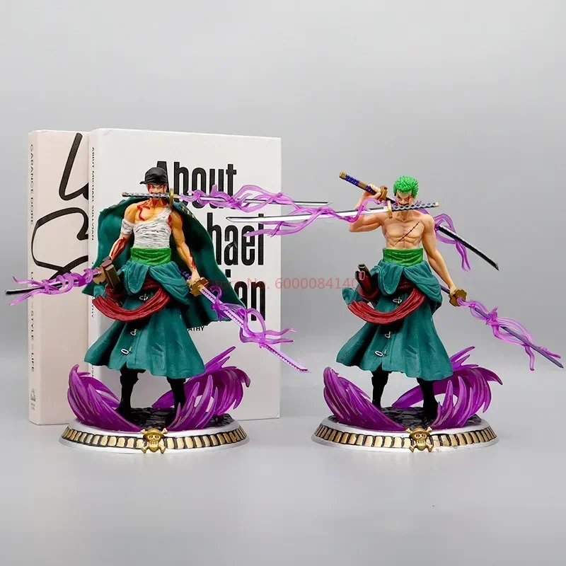 19Cm Anime Een Stuk Figuur Roronoa Zoro Cartoon Model Trompet Droom Desktop Manga Ornamenten Beeldje Collectie Model Speelgoed Cadeau