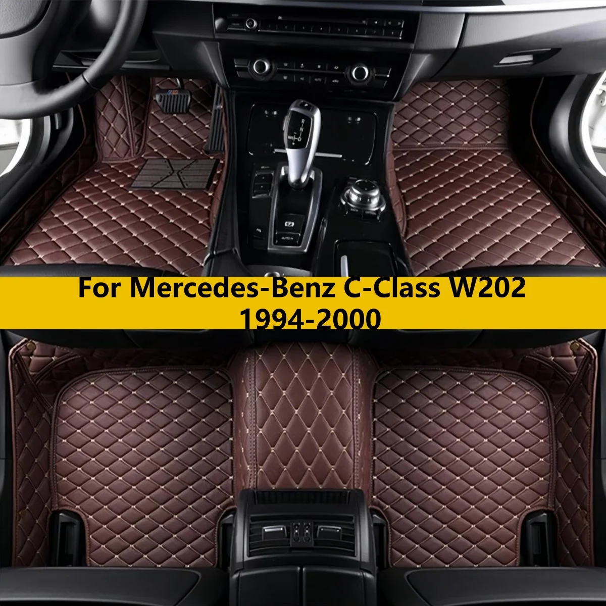 

Custom Car floor Mat Fit For Mercedes-Benz C-Class W202 1994 1995 1996 1997 1998 1999 2000 Carpets Rugs Foot Pads Accessories