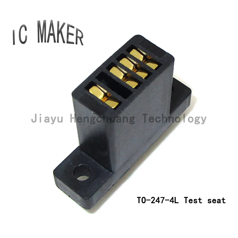 

1PCS Aging test base TO-3P TO247-4L (2.54) down-pressure test seat pitch 2.54mm current 10A fixture socket burning base