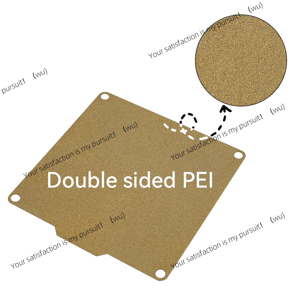 Double Side PEI Sheet 120x120mm for Easythreed 3D Printer X1 K1 K7 K9 K2PLUS X2PLUS Textured Spring steel plate safe easy to use