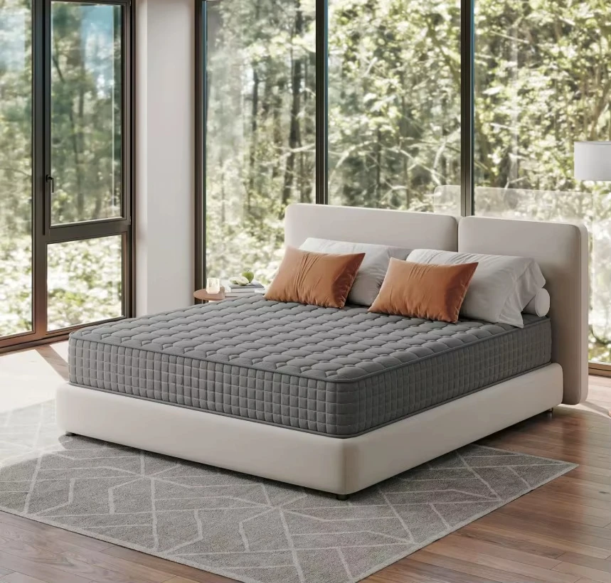 Beautiful Rolled Packing Double Bonnel Spring Pillow Top Mattress Cheap Regular Foam Compression for Bedroom or Hospital Use