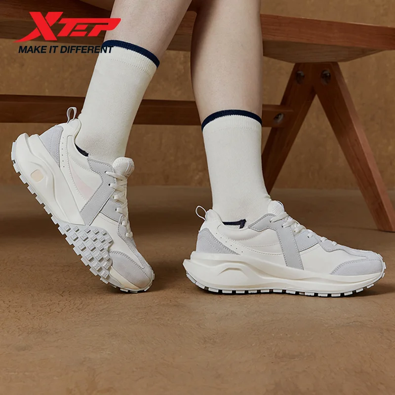 

Xtep X70 Casual Shoe For Women Comfortable Trendy Lace Up Women's Leisure Shoes Street Style Increase Outdoor Shoes 876118320003