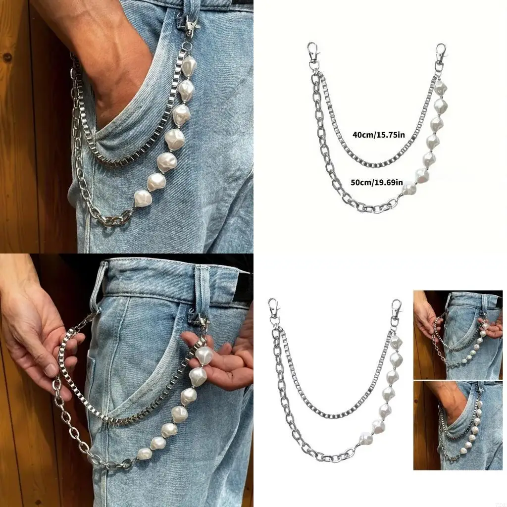 

72XE Pants Jewelry Alloy Texture Suitable for Expressing Unique at Event