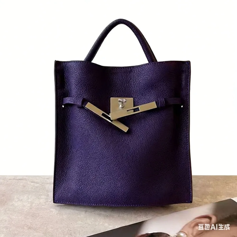 

Новая женская сумка-ведро из натуральной кожи (первый слой) 2026 года: универсальная, нишевая, в средневековом стиле, изысканная, для ношения в руке, через плечо, повседневная, модная.