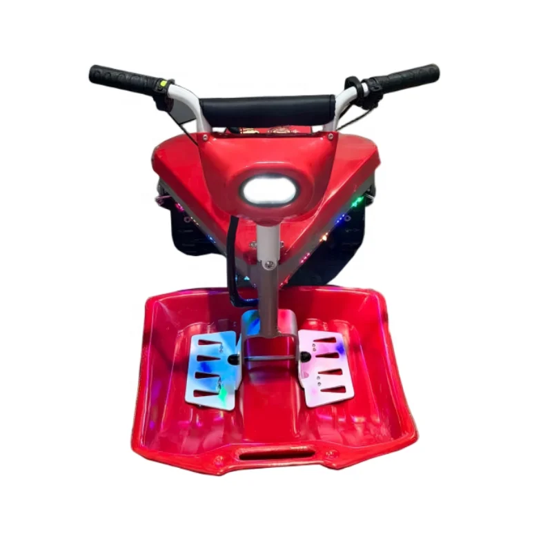 Factory Price Electric Touring Snowmobile Skiing Equipment 0-28km/h 80kg Load Capacity Lithium Battery Winter Sports Accessories