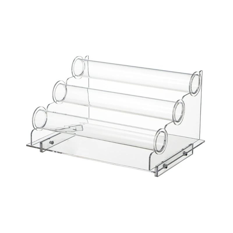 

Acrylic Bracelet Rack 3 Tiers Jewelry Storage Stylish Watches and Bangles Display Stand Accessories Shelf