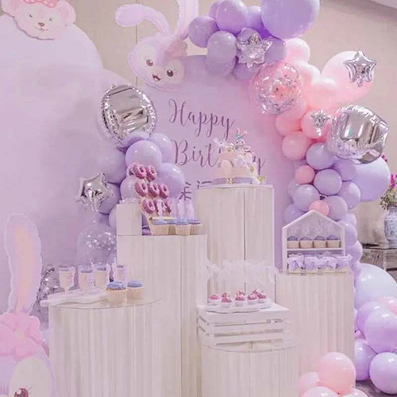 Składany papierowy stojak na ciasto Dekoracja ślubna Rekwizyty Stojak na deser Urodziny Impreza Dekoracja Ozdoby Baby Shower Decor