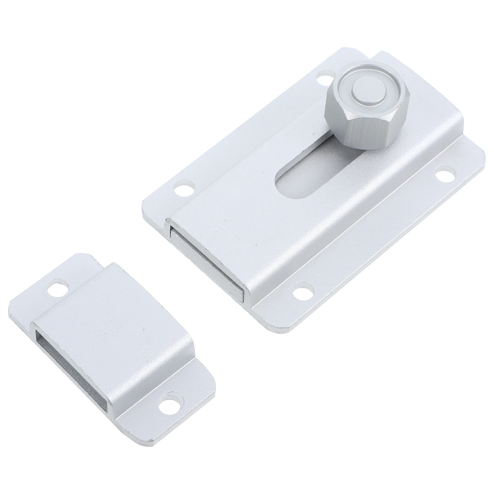 

Aluminum Alloy Pin Barn Door Latch Gate Cable Locks Large DoorLatch Secure Locking Solution Easy Installation Aluminum Alloy