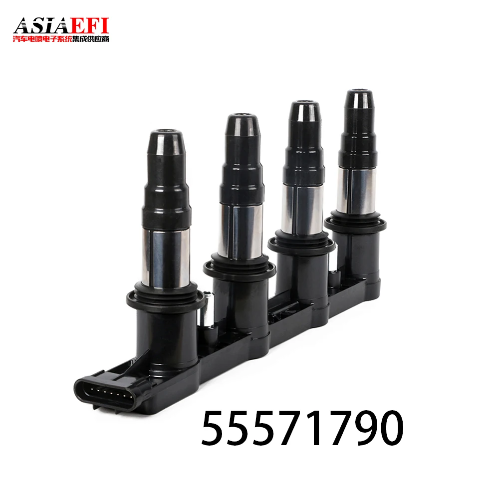 

55570190 ASIAEFI high quality Auto Engine Ignition Coil for Chevrolet Cruze 1.8L L4 Aveo Tracker Opel Astra Corsa Insignia Mokka