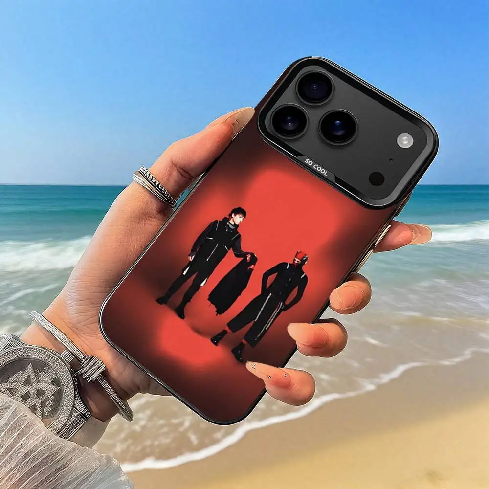 Casing Ponsel B-Band T-Twenty One Warna Hitam untuk iPhone17,16,15,14,13,12,Pro,Max,Plus,E,SE4,Air,Mini