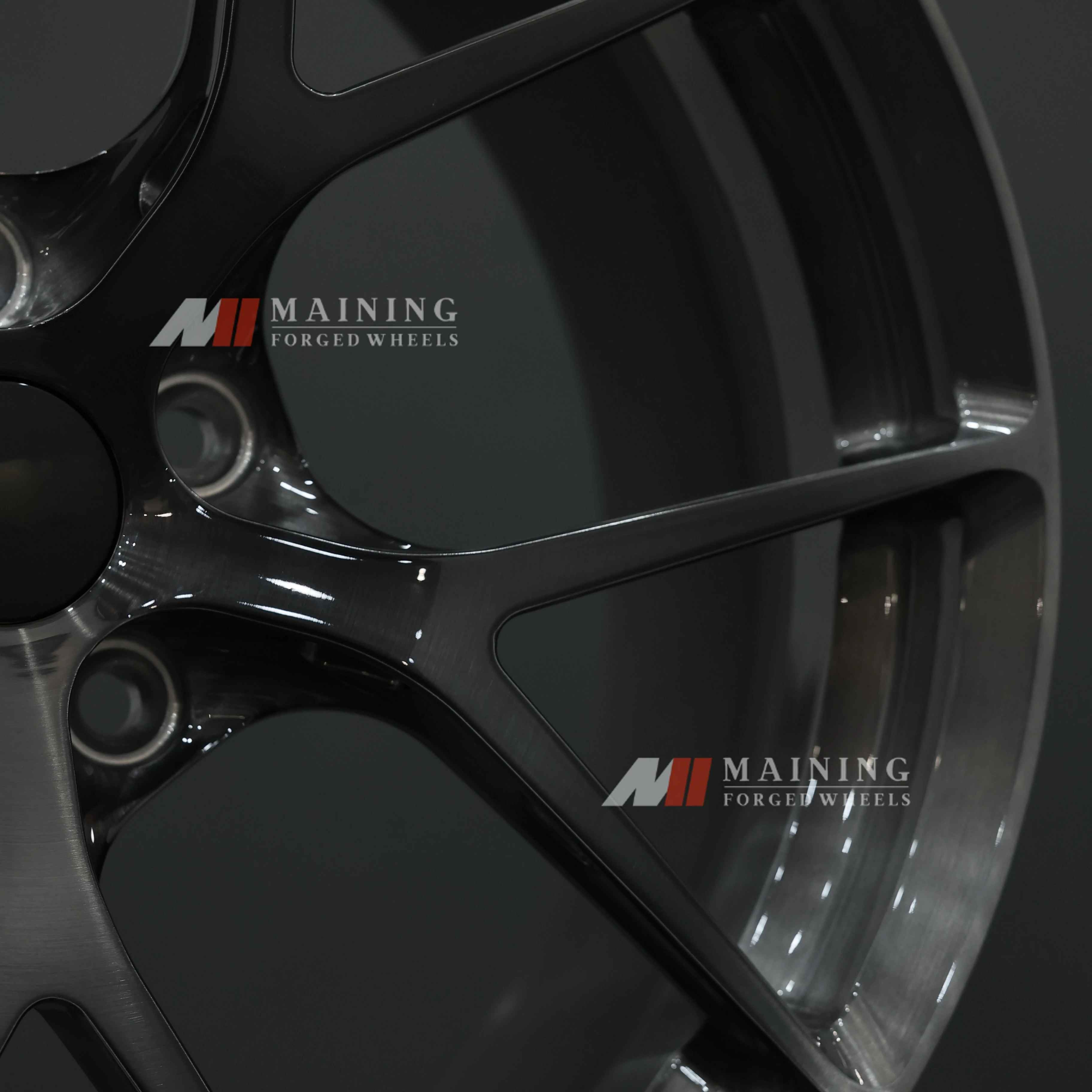 عجلات MN مزورة باللون الأسود Fi R لسيارات BMW M2 F80 E92 M3 Porsche 911 991 GT3 5x112 5x120 جنوط سبائك المنافسة المخصصة