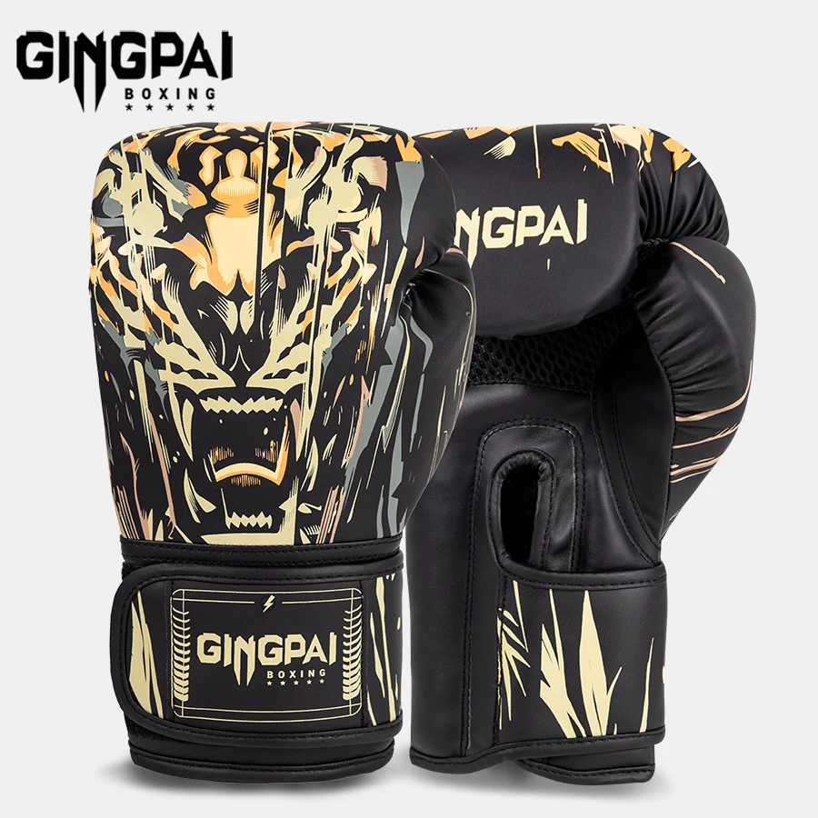 Professional 8/10/12/14/16oz Boxing Gloves Adult Sanda Muay Thai Fighting Gloves Men Women Training Sandbag Free Fight MMA