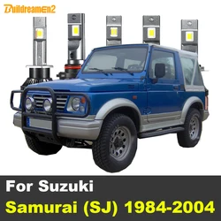 2 szt. Wysokiej jasne LED reflektor Hi/Lo wiązka dla Suzuki Samurai (SJ _) 1984-2004 100W 20000lm przedni reflektor samochodowy Canbus