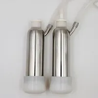 5L 220V Electric Milking Machine Pulsating Milking Machine Stainless Steel Double Heads Hose Milker Farm Livestock Tool